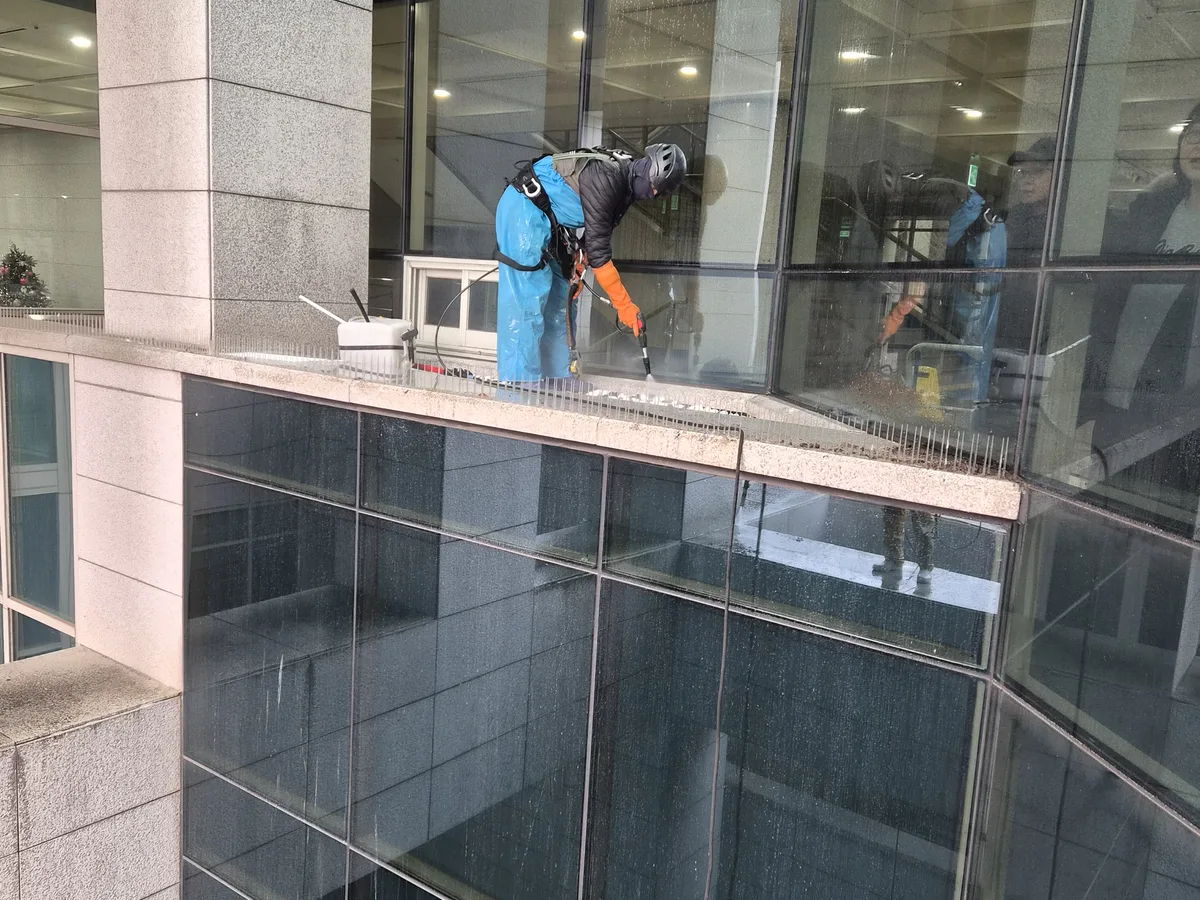 양양군 강현면 건물 복도·대기 동선 야간 위생청소 사례 - 행진크린