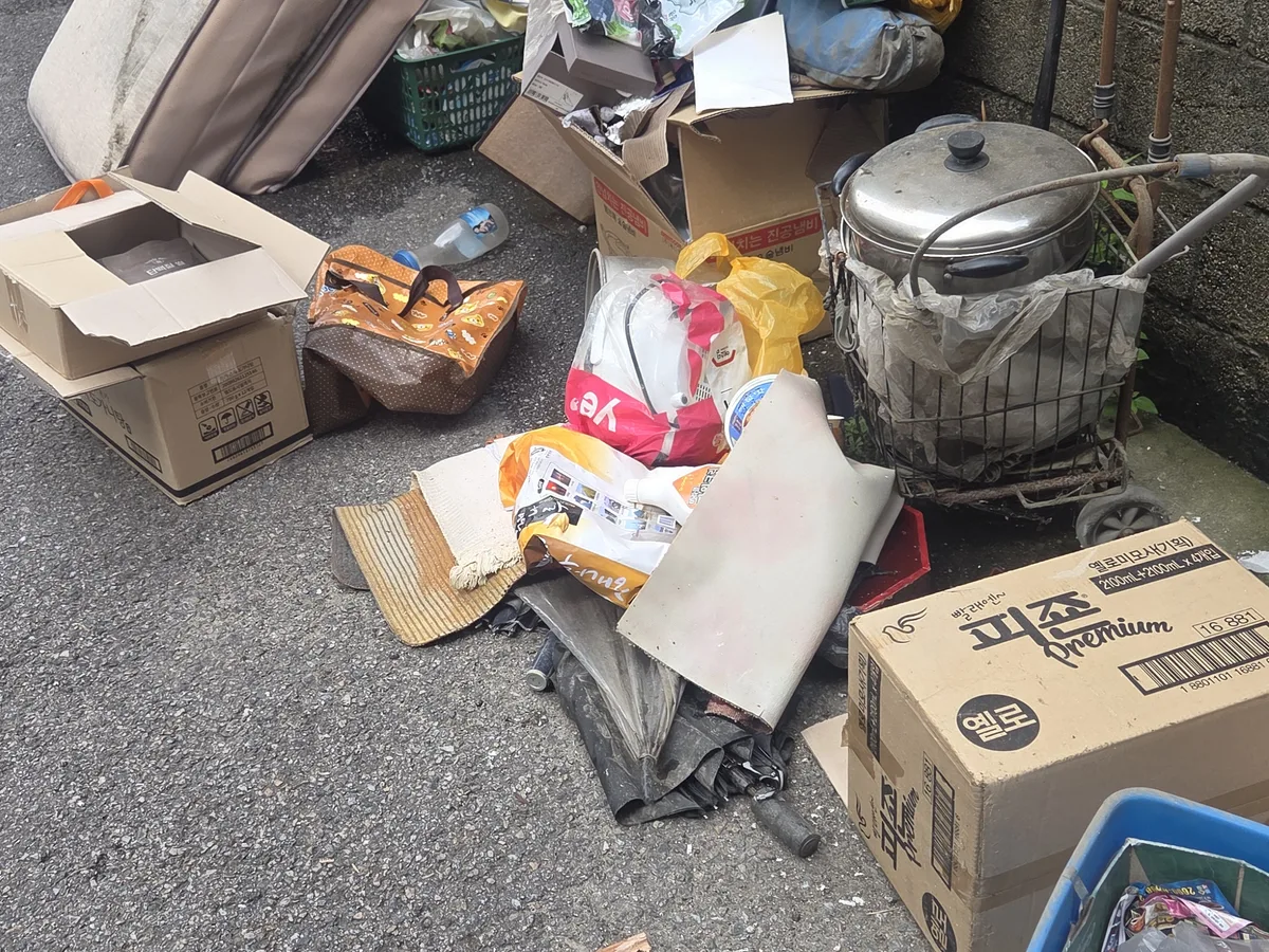 삼척시 정하동 침수 현장 화장실 세면대 살균 위생청소 사례 - 행진크린